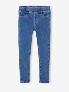 Maedchenkleidung-Jeans-Mädchen Jeggings BASIC, Bundweite verstellbar