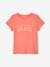 Mädchen T-Shirt, Message-Print BASIC Oeko-Tex - bonbon rosa+erdbeer+himmelblau+koralle+marine+rot+tannengrün+vanille - 20