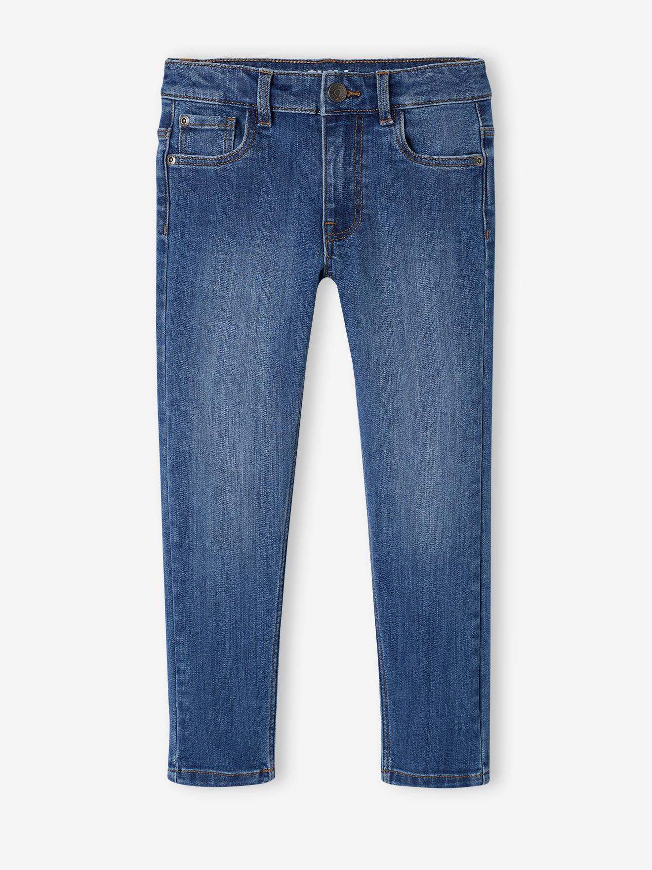 Robuste Jungen Slim-Fit-Jeans Bundweite verstellbar