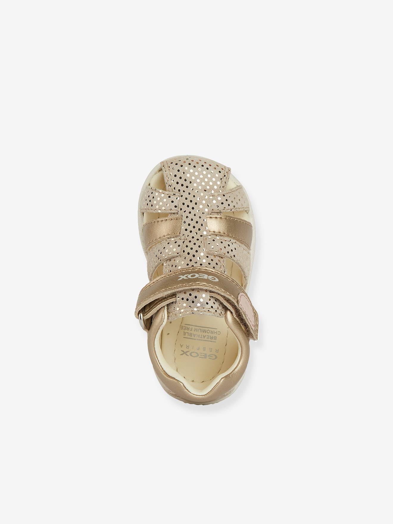 Geox Baby Mädchen Sandalen B Agasim Girl E – Atmungsaktiv & Flexibel | Mit Klettverschluss, Für Kleine Füße