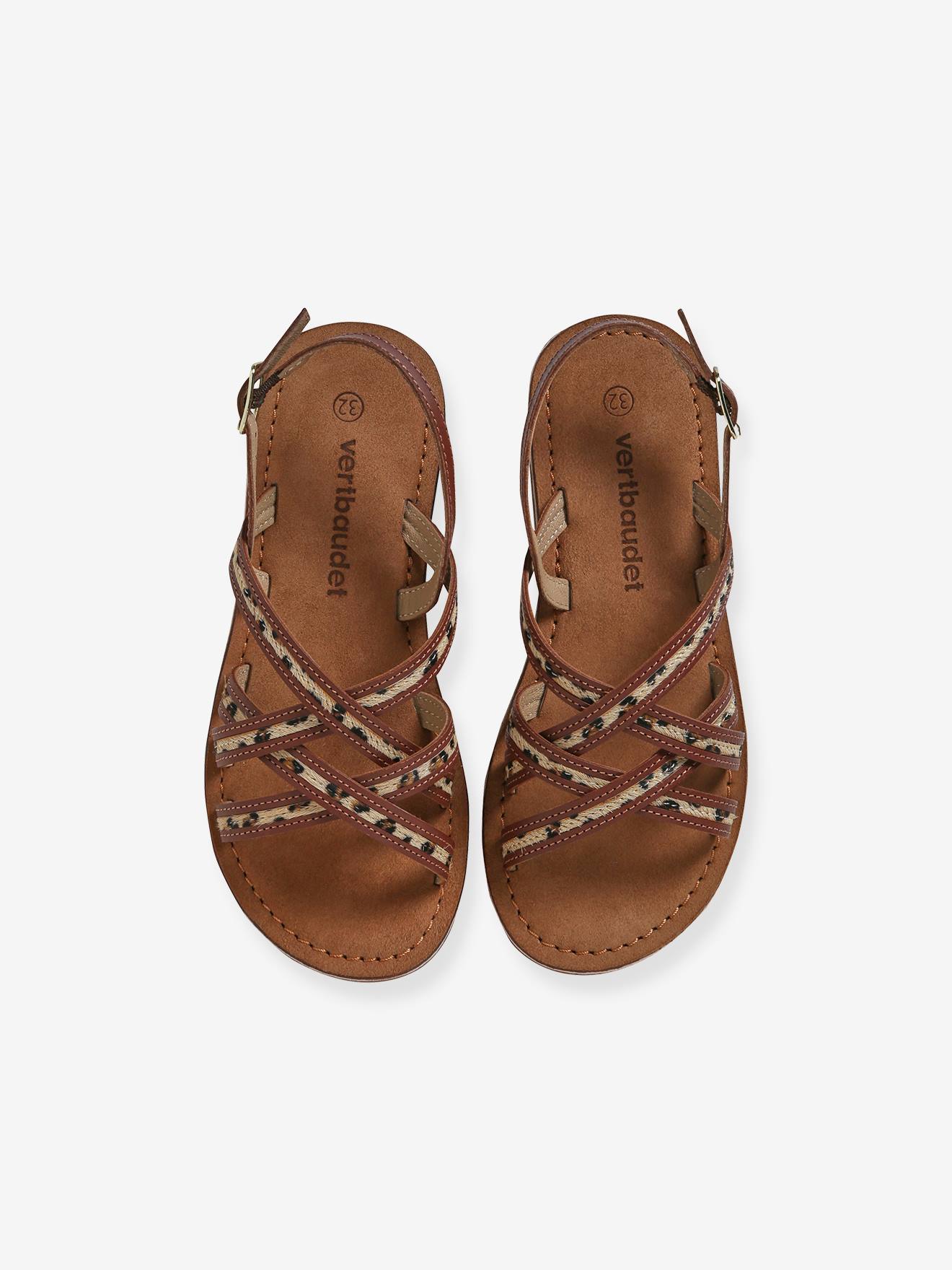 Thumbnail - Kinder Sandalen mit überkreuzten Riemchen
