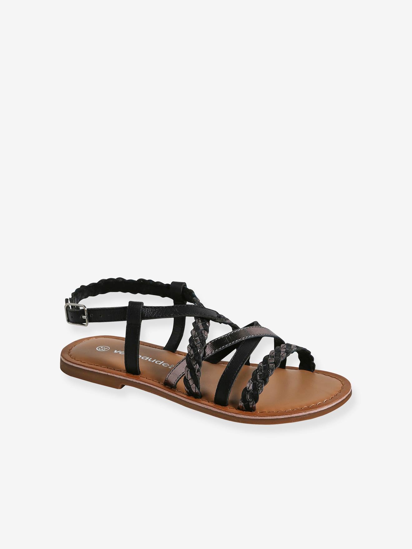 Kinder Sandalen mit überkreuzten Riemchen