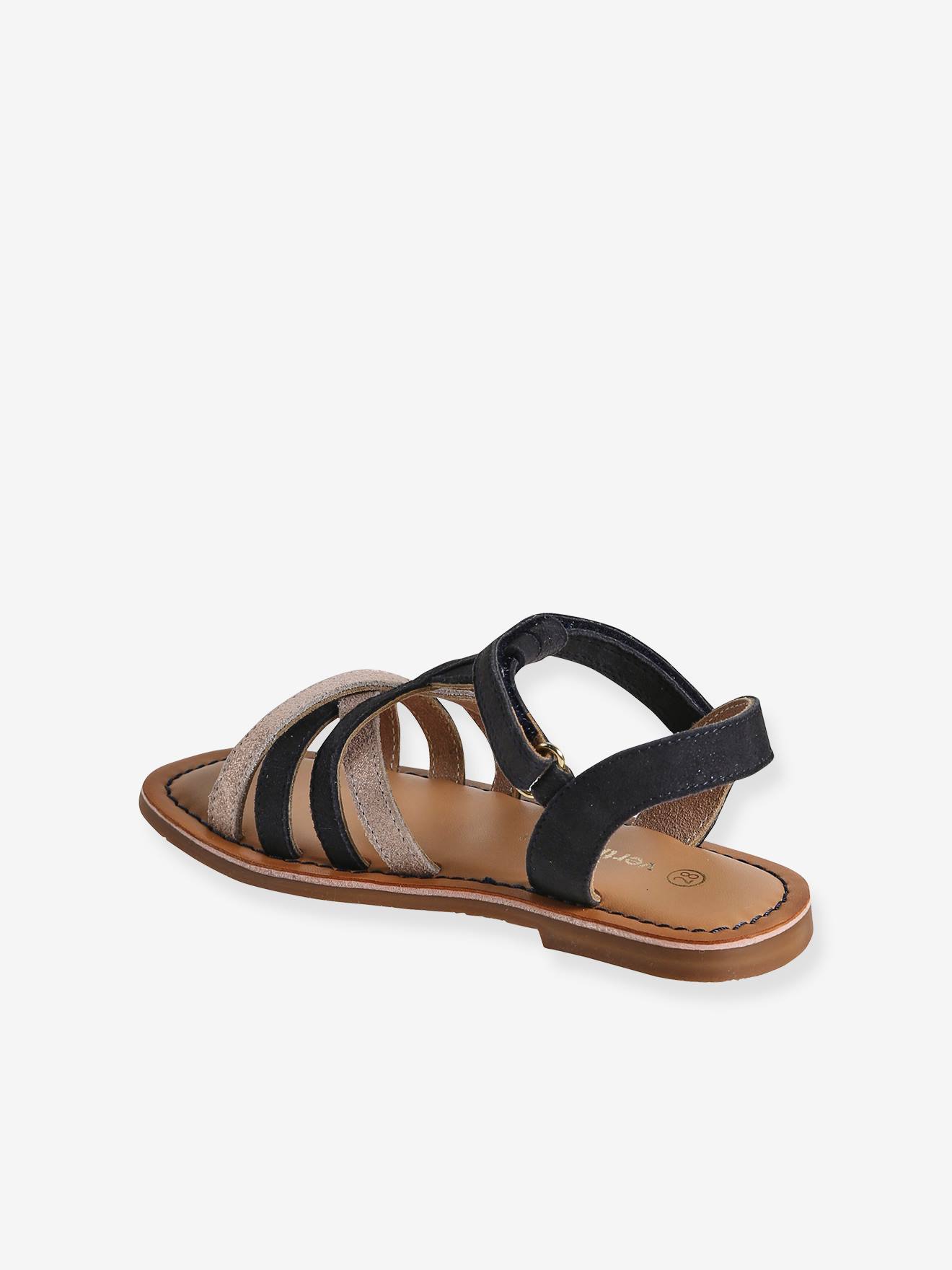 Thumbnail - Kinder Leder-Sandalen mit Anziehtrick set