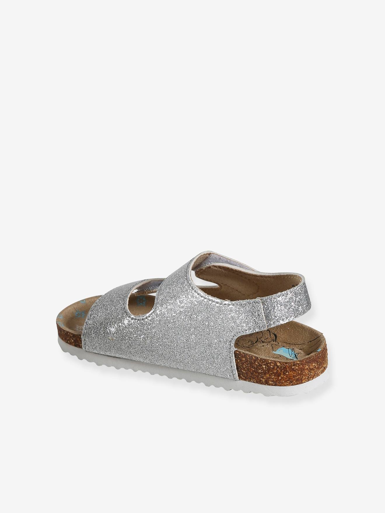 Thumbnail - Kinder Klett-Sandalen Disney DIE EISKÖNIGIN  metallisch