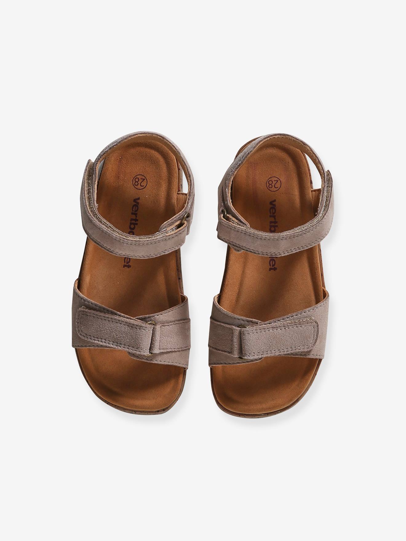 Thumbnail - Kinder Klett-Sandalen sandfarben