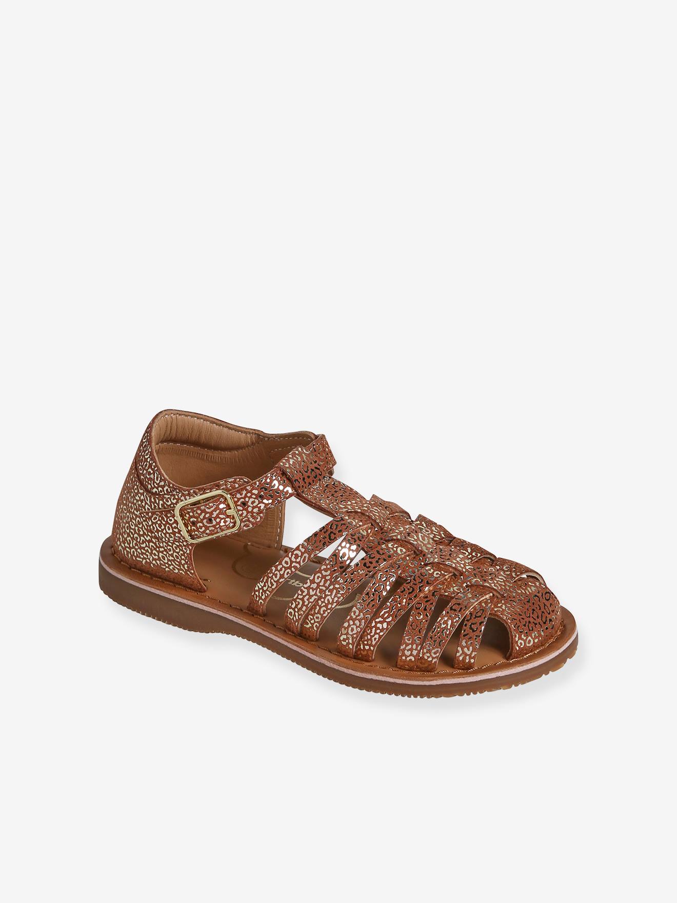 Kinder Riemchen-Sandalen mit Anziehtrick leo
