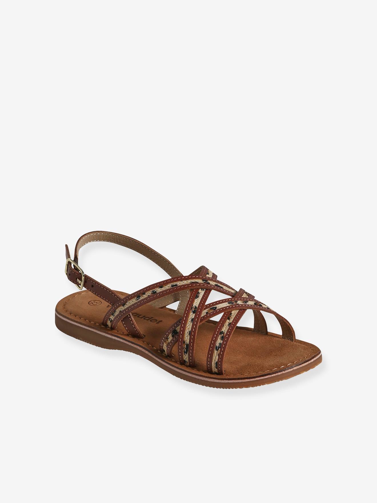Kinder Sandalen mit überkreuzten Riemchen