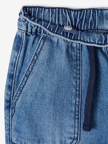 Jungen Cargo-Jeans mit Dehnbund OEKO-TEX®, Bundweite verstellbar blue stone+double stone 5