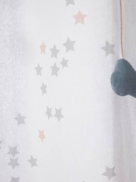 Kinderzimmer Vorhang ,,Sternennacht' - weiß - 7
