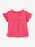Baby T-Shirt aus Bio-Baumwolle, personalisierbar - fuchsia+wollweiß - 5