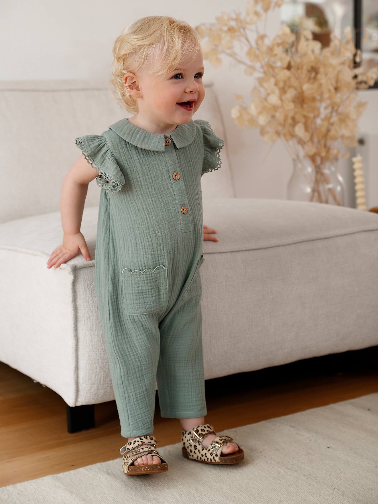 Mädchen Baby Overall