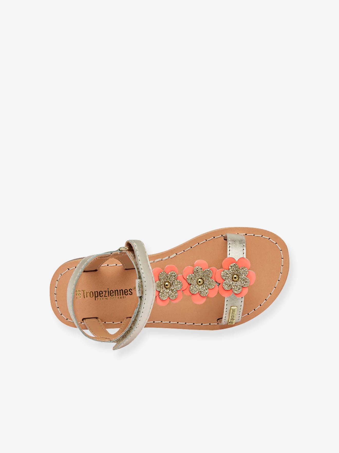 Thumbnail - Mädchen Klett-Sandalen Ibiscus LES TROPEZIENNES PAR M. BELARBI mit Recycling-Elastomer