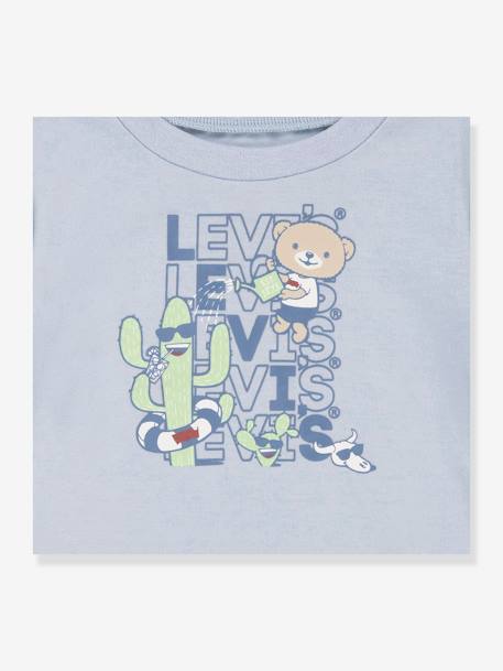 Jungen-Set: T-Shirt & Shorts Levi's - himmelblau - 3
