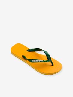 Kinderschuhe-Jungenschuhe-Kinder Zehenpantoletten Brasil Logo HAVAIANAS