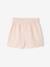 Mädchen Shorts mit Bogenkante, Musselin, Bundweite verstellbar blau+blau bedruckt+rosa nude 9