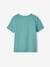Jungen T-Shirt mit Schriftzug oder Print BASIC Oeko-Tex - aqua+gelb+königsblau+mintgrün+nachtblau+salbeigrün+weiß - 19