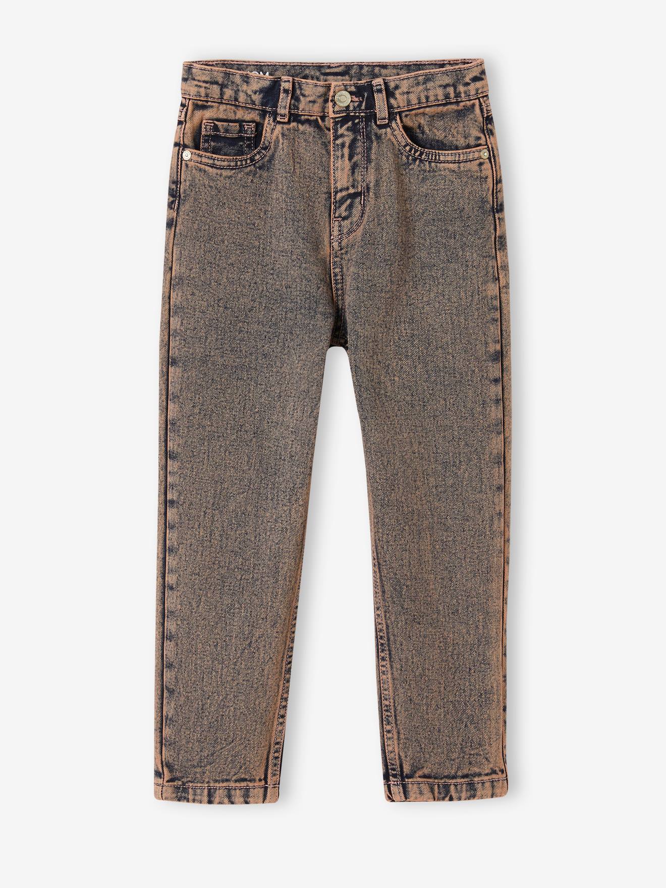 Mädchen Mom-Jeans altrosa Gr. 128 von vertbaudet