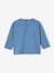 Baby Shirt aus Bio-Baumwolle mit Message, personalisierbar - blau+wollweiß - 4