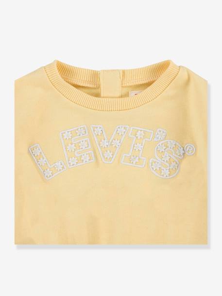 Mädchen Sweatshirt Levi's mit Bio-Baumwolle - hellgelb - 5