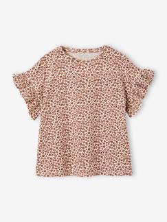 Maedchenkleidung-Shirts & Rollkragenpullover-Shirts-Geripptes Mädchen T-Shirt mit Recycling-Baumwolle