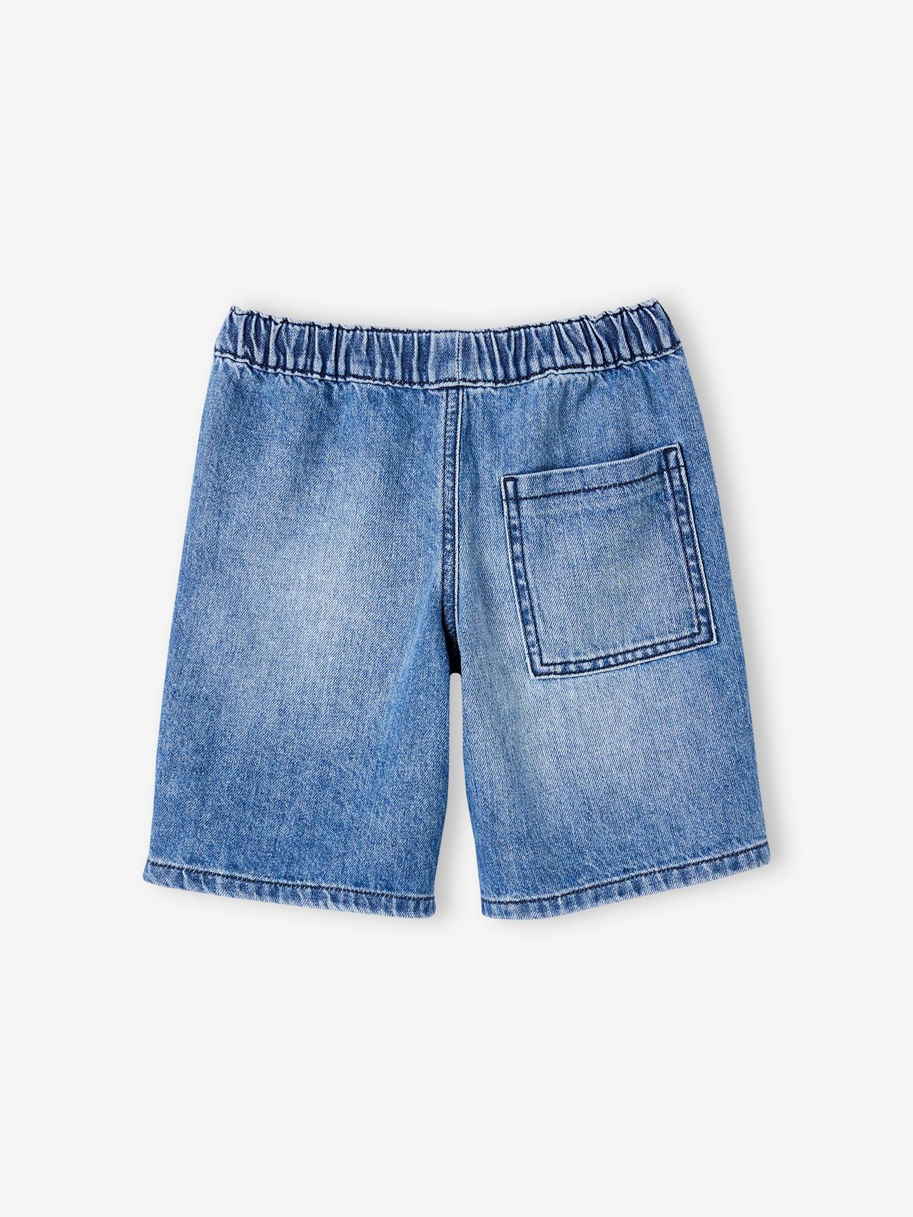 Thumbnail - Jungen Jeans-Shorts mit Dehnbund