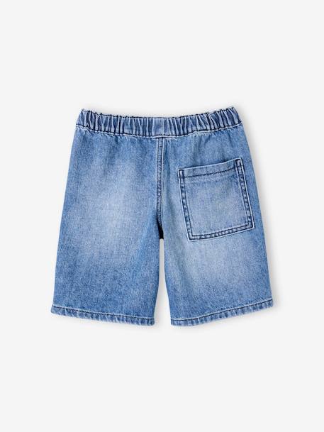Jungen Jeans-Shorts mit Schlupfbund Oeko-Tex - blue stone+double stone - 3