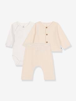 Babymode-Baby-Set: Wickelbody, Jacke & Hose PETIT BATEAU