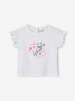 Babymode-Shirts & Rollkragenpullover-Baby T-Shirt mit Flatterärmeln Oeko-Tex