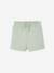 Baby Sweat-Shorts mit Paperbag-Bund Oeko-Tex - aqua+fuchsia - 1