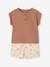 Baby-Set: Henley-Shirt & Shorts, personalisierbar Oeko-Tex - mokka - 7