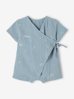 -Kurzer Baby Schlafanzug, personalisierbar Oeko-Tex