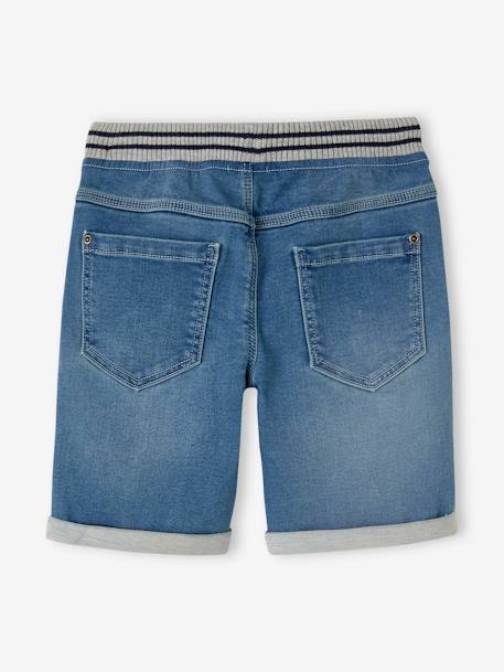 Jungen Shorts mit Schlupfbund, Denim-Look - blue stone+double stone+grauer denim - 11