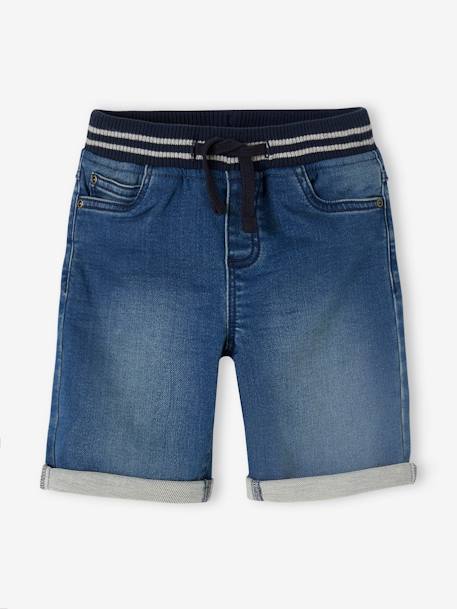 Jungen Shorts mit Schlupfbund, Denim-Look blue stone+double stone+grauer denim 2