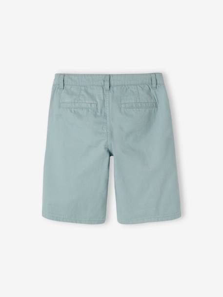 Jungen Chino-Shorts Oeko-Tex, Bundweite verstellbar beige+blau+graublau+grün+rot 17