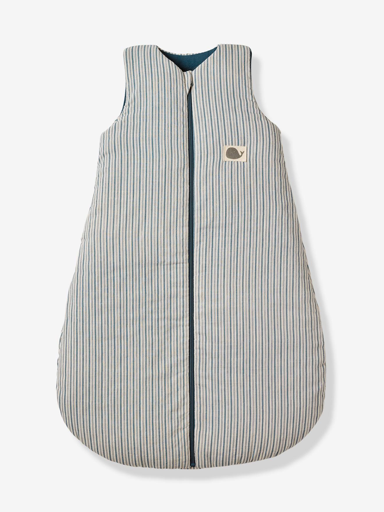 Thumbnail - Ärmelloser Baby Schlafsack NAVY SEA
