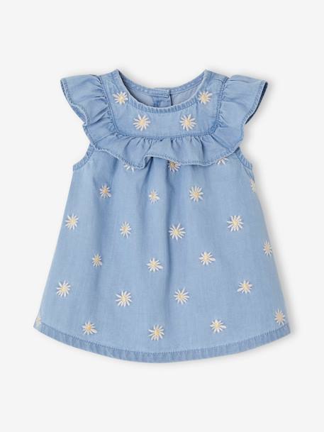 Mädchen Baby-Set: Kleid & Shorts bleached 1