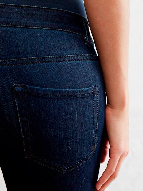 Umstands Slim-Fit-Jeans, Schrittl. 85 cm - dark blue+grau+schwarz - 11
