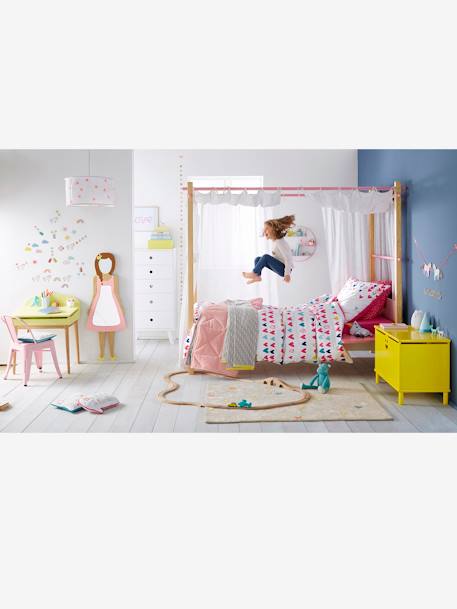 Stern-Teppich, Baumwolle - graubeige - 3