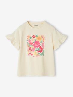 Maedchenkleidung-Shirts & Rollkragenpullover-Mädchen T-Shirt mit Volantärmeln Oeko-Tex