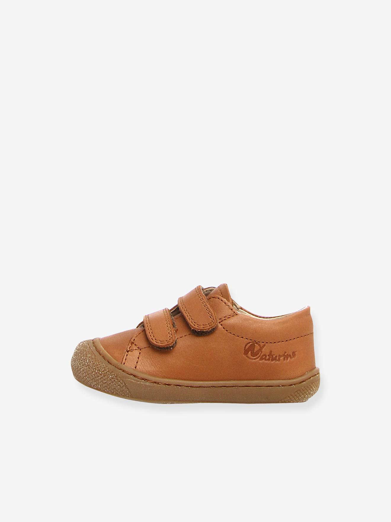 Thumbnail - Baby Lauflernschuhe mit Klettverschluss Cocoon Low NATURINO camel