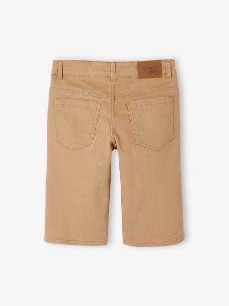 Jungen Shorts Oeko-Tex, Bundweite verstellbar beige+blau gestreift+graublau+grün+hellgelb+koralle+nachtblau+olivgrün 5