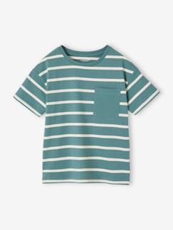 Jungenkleidung-Shirts, Poloshirts & Rollkragenpullover-Shirts-Jungen T-Shirt mit Streifen