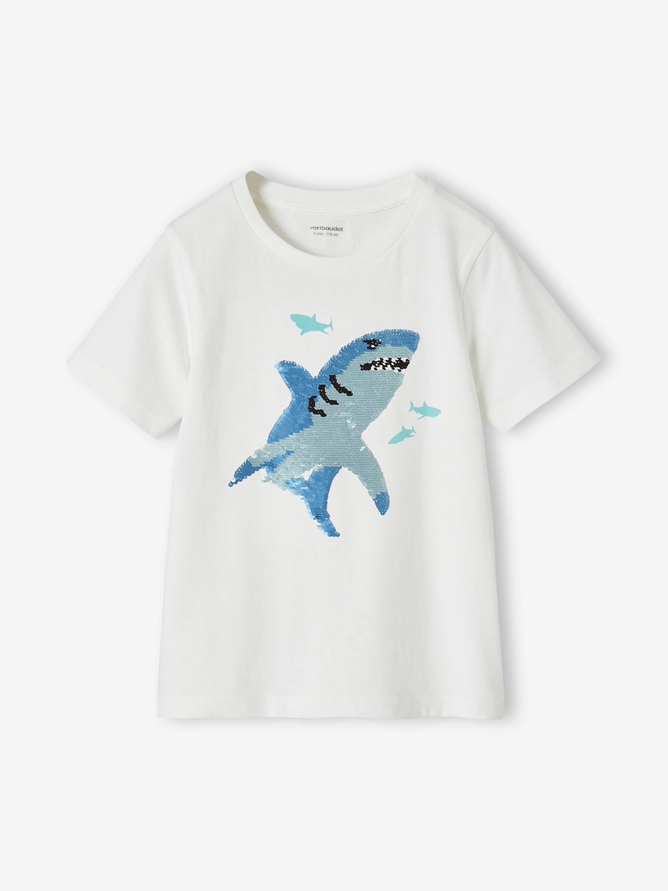 Jungen T-Shirt mit Wende-Pailletten