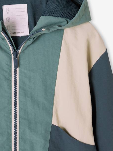 Produktbild von Teddyfleece Jacke Kinder Vertbaudet Jungen Regenjacke Mit Kapuze - Teddyfleece Gefüttert & Wasserabweisend Regenjacke Jungen 164