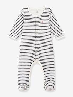 Babymode-Baby 2-in-1-Strampler mit Body PETIT BATEAU