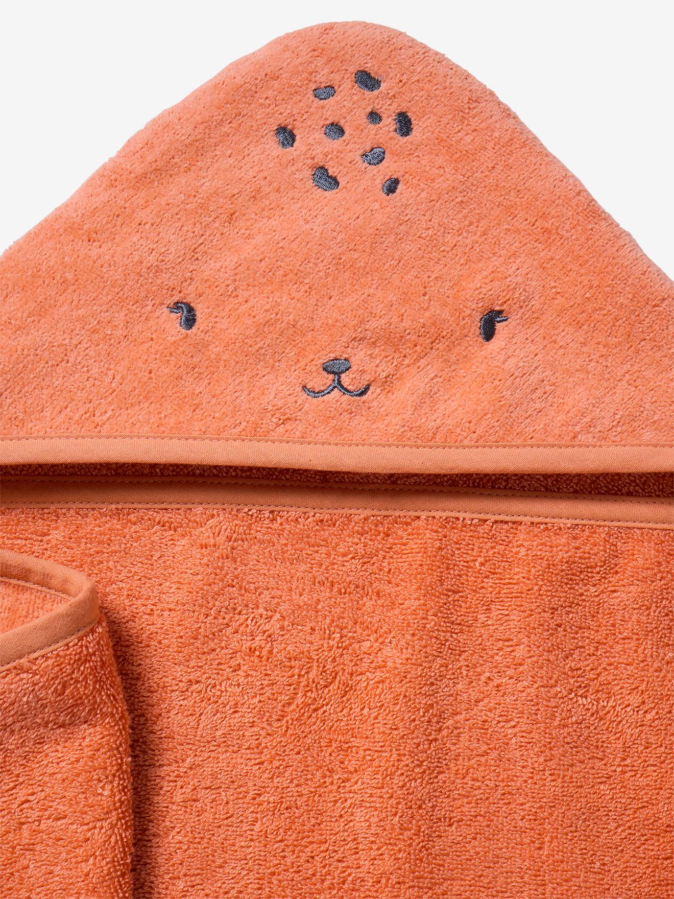 Thumbnail - Baby & Kinder Kapuzenbadetuch mit Recycling-Baumwolle BASIC