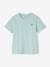 Jungen T-Shirt BASIC, personalisierbar Oeko-Tex - blaugrau+bordeaux+graugrün+mandarine+marine+türkis+wollweiß - 39