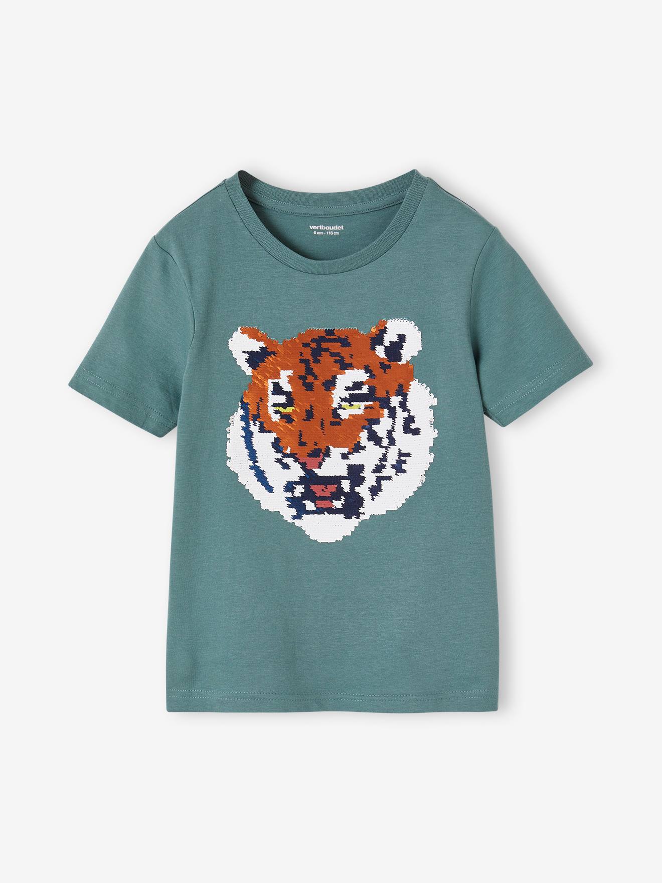 Thumbnail - Jungen T-Shirt mit Wende-Pailletten