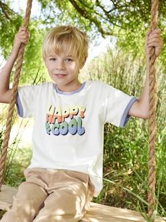 Jungen T-Shirt ,,Happy & cool" Oeko-Tex  [numero-image]