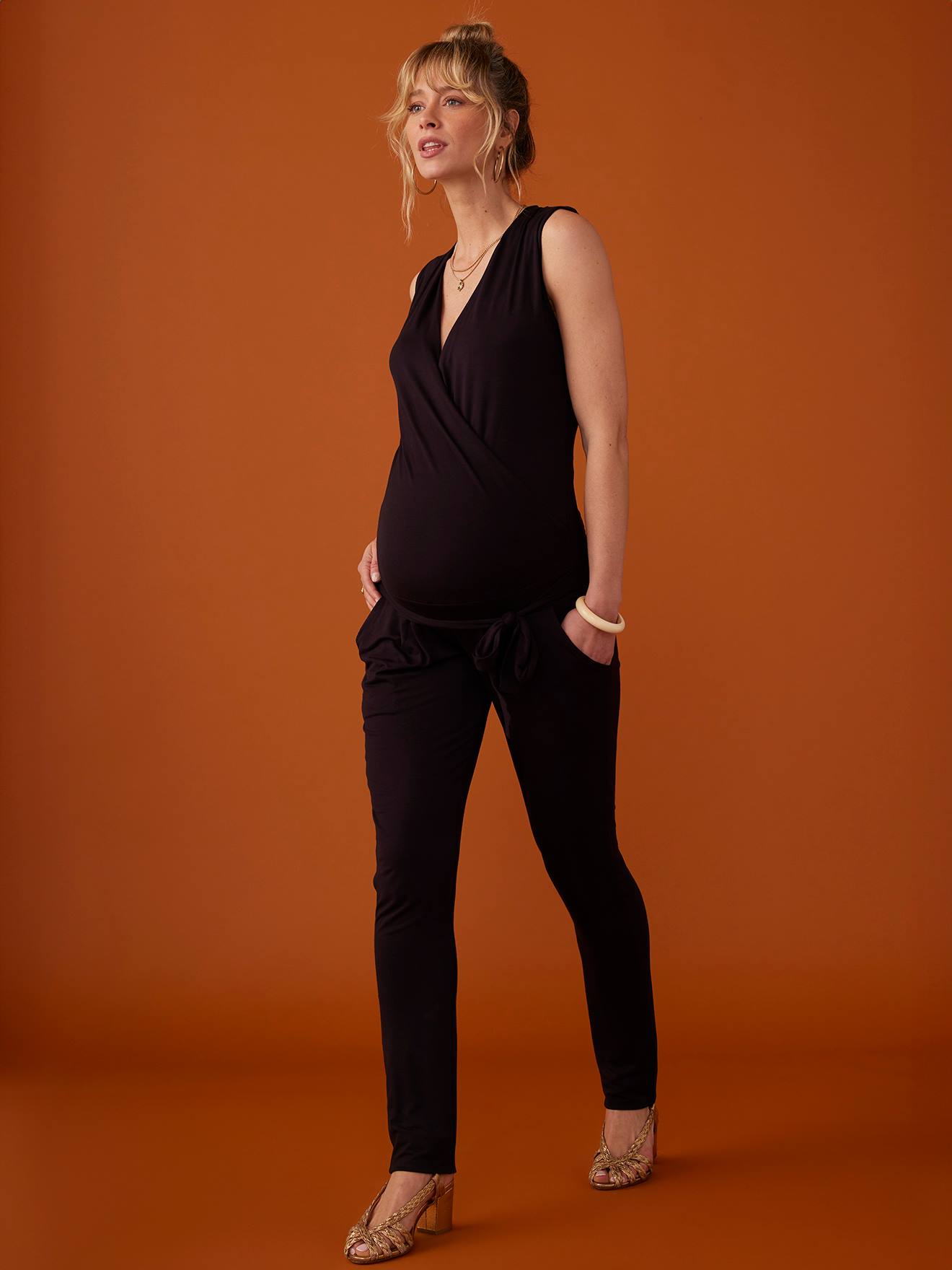Thumbnail - Jumpsuit für Schwangerschaft & Stillzeit Trisha Tank ENVIE DE FRAISE